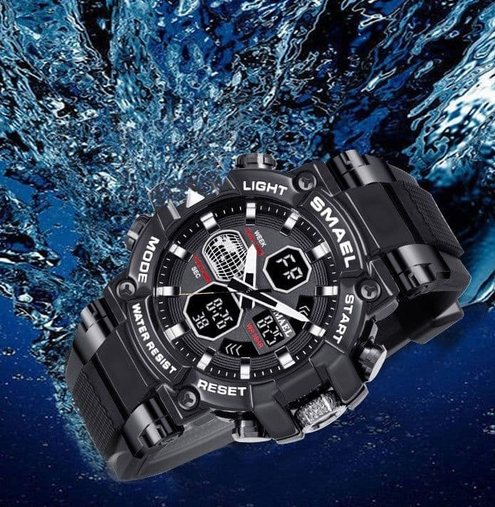 image-Brand Men's Sports Fashion Fitness Watch Dual