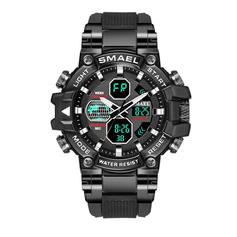 image-Brand Men's Sports Fashion Fitness Watch Dual