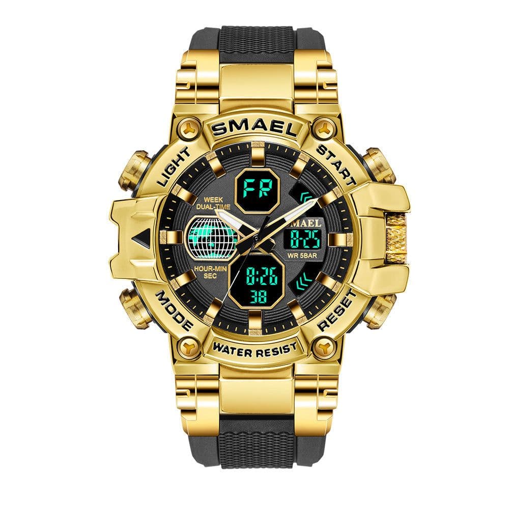 image-Brand Men's Sports Fashion Fitness Watch Dual