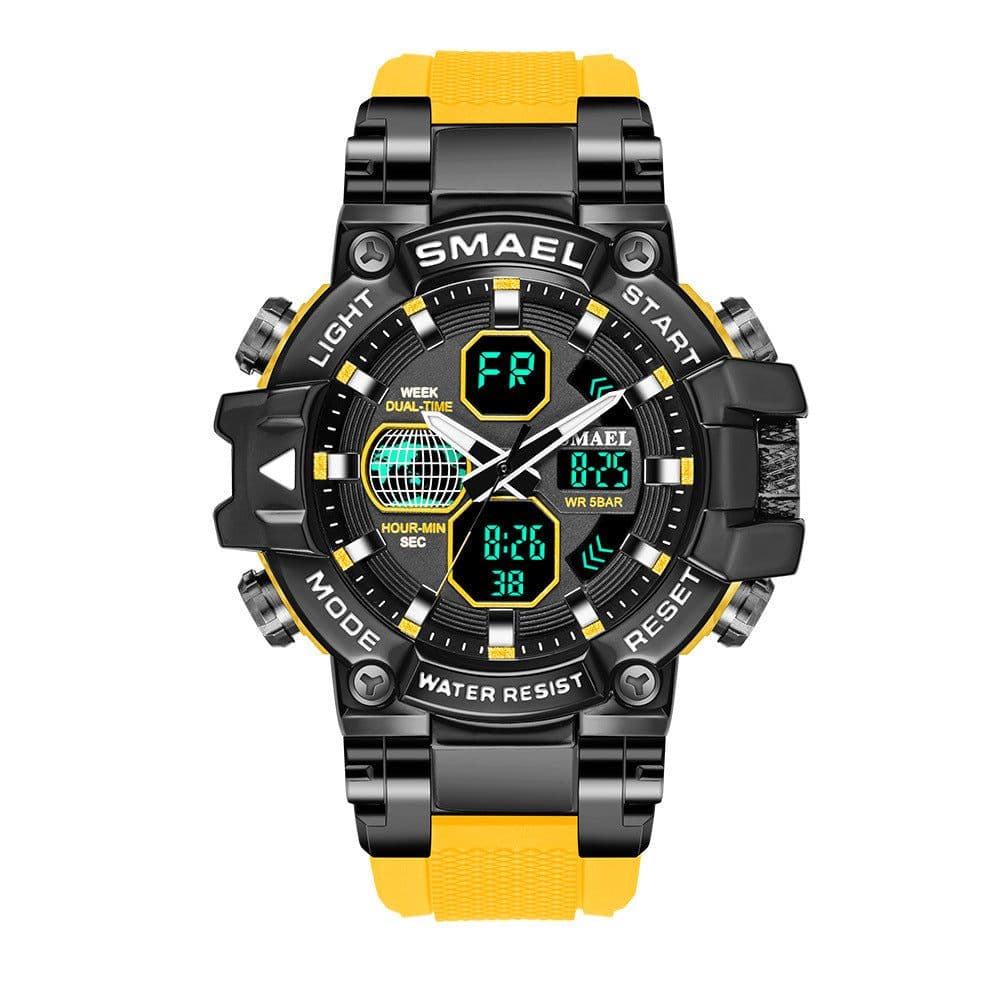 image-Brand Men's Sports Fashion Fitness Watch Dual