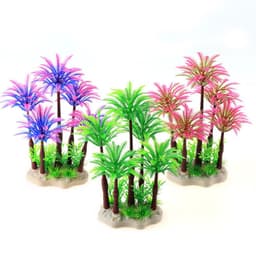image-Fish Tank Landscape Simulation Water Plants Aquarium Decoration Rockery Fake Water Plants Small Fish Tank Set Decoration Prospect Plants