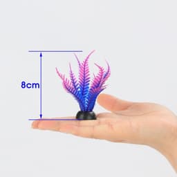 image-Fish Tank Landscape Simulation Water Plants Aquarium Decoration Rockery Fake Water Plants Small Fish Tank Set Decoration Prospect Plants