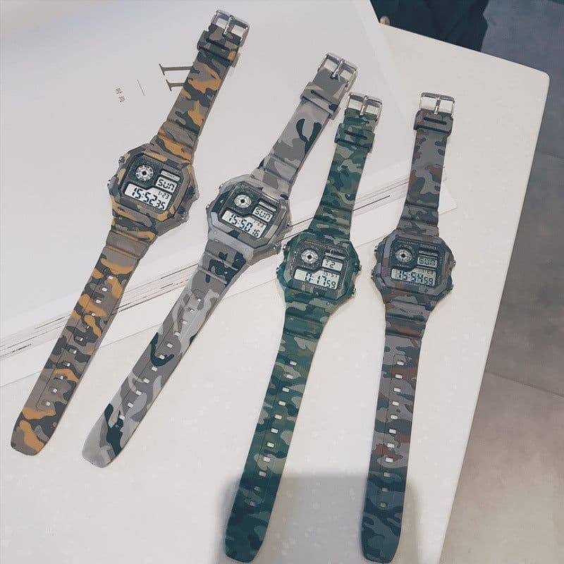 image-Men's Trendy Fashion Waterproof Sports Leisure Electronic Watch