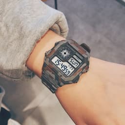 image-Men's Trendy Fashion Waterproof Sports Leisure Electronic Watch