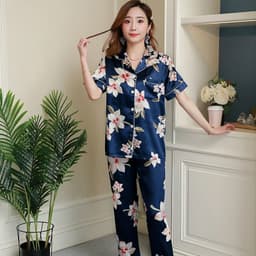 image-Short-sleeved Trousers Homewear Pajamas For Women