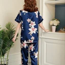 image-Short-sleeved Trousers Homewear Pajamas For Women