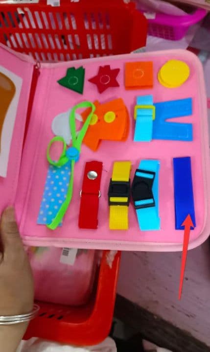 image-New Busy Book Children's Busy Board Dressing And Buttoning Learning Baby Early Education Preschool Sensory Learning Toy