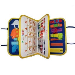 image-New Busy Book Children's Busy Board Dressing And Buttoning Learning Baby Early Education Preschool Sensory Learning Toy