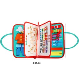 image-New Busy Book Children's Busy Board Dressing And Buttoning Learning Baby Early Education Preschool Sensory Learning Toy