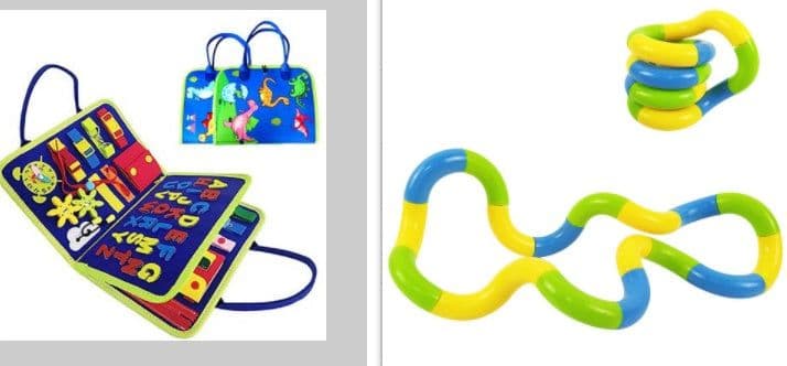 image-New Busy Book Children's Busy Board Dressing And Buttoning Learning Baby Early Education Preschool Sensory Learning Toy