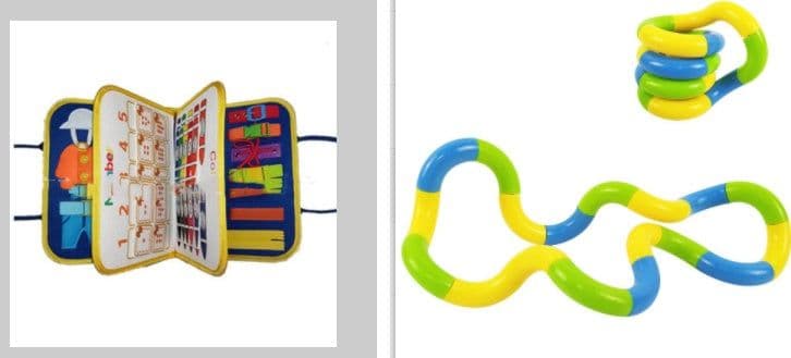 image-New Busy Book Children's Busy Board Dressing And Buttoning Learning Baby Early Education Preschool Sensory Learning Toy