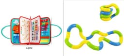 image-New Busy Book Children's Busy Board Dressing And Buttoning Learning Baby Early Education Preschool Sensory Learning Toy