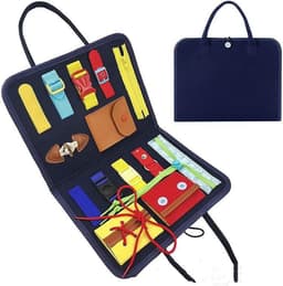 image-New Busy Book Children's Busy Board Dressing And Buttoning Learning Baby Early Education Preschool Sensory Learning Toy