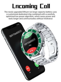 image-Call Heart Rate Blood Pressure Oxygen Sports Wearable Watch