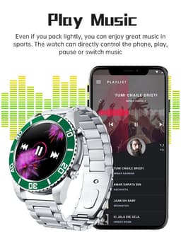 image-Call Heart Rate Blood Pressure Oxygen Sports Wearable Watch