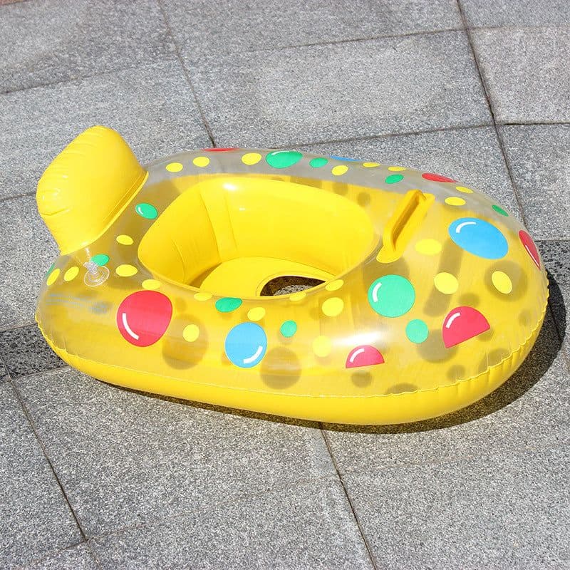 image-Water Inflatable Baby Day Cruiser Water Seat Boat Babies' Swimming Ring Children's Seat Ring Inflatable Swimming Pool
