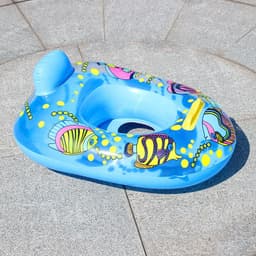 image-Water Inflatable Baby Day Cruiser Water Seat Boat Babies' Swimming Ring Children's Seat Ring Inflatable Swimming Pool