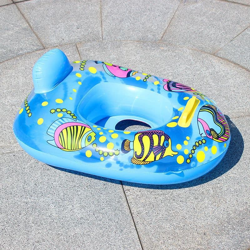 image-Water Inflatable Baby Day Cruiser Water Seat Boat Babies' Swimming Ring Children's Seat Ring Inflatable Swimming Pool