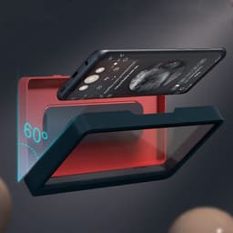 image-Punch-free Wall-mounted Kitchen Bathroom Sealed Waterproof Mobile Phone Stand
