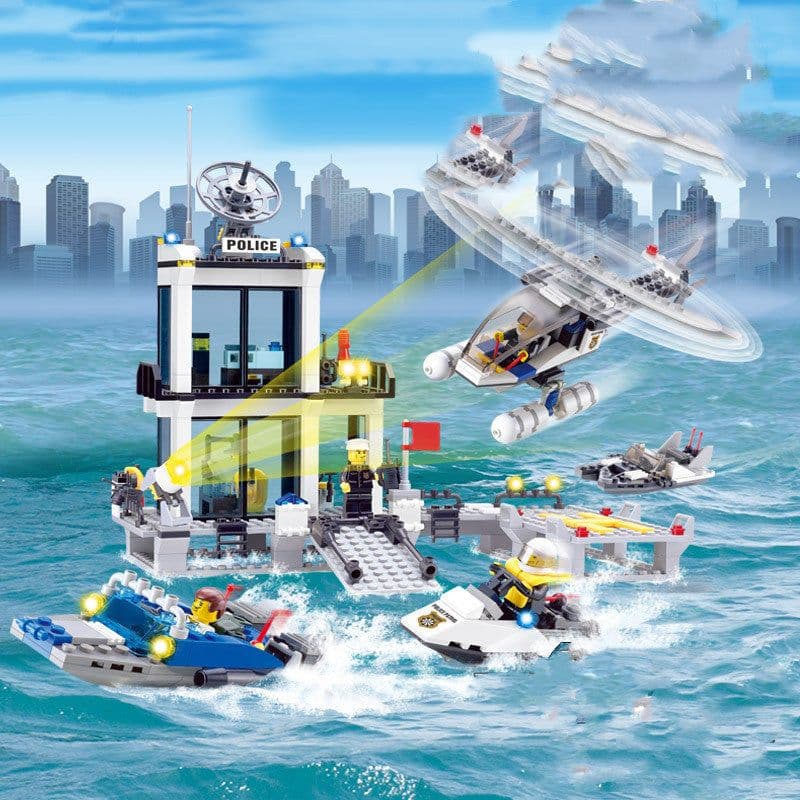 image-Children's Early Education Puzzle Assembled Small Particle Building Block Toys
