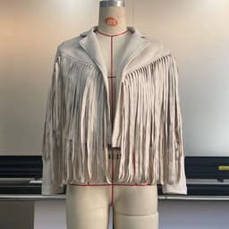 image-European And American Women's Clothing Jacket Leather Coat Deerskin Velvet Elegant Lapel Tassel Short Coat For Women Autumn And Winter New