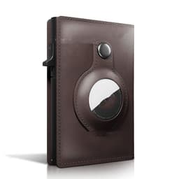 image-Leather Protective Case Card Holder Aluminum Alloy Crazy Horse
