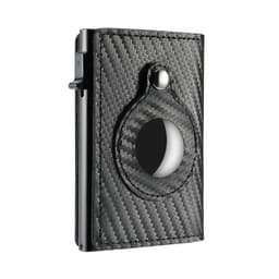 image-Leather Protective Case Card Holder Aluminum Alloy Crazy Horse