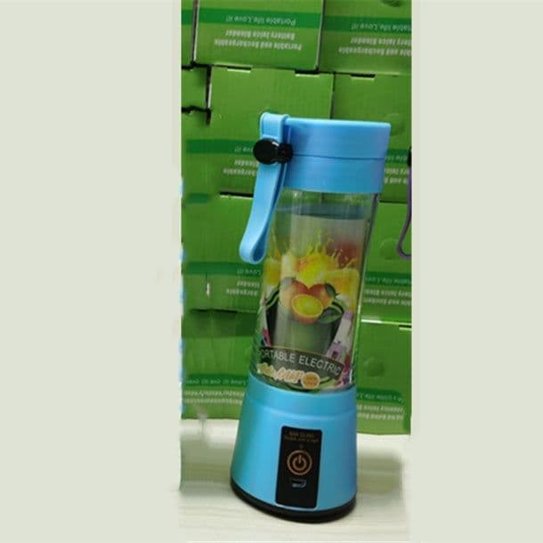 image-Portable Blender With USB Rechargeable Mini Kitchen Fruit Juice Mixer Home Simple Portable Electric Mini Juicer