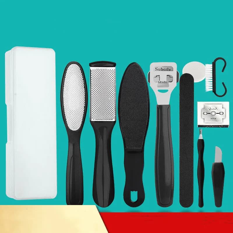 image-Pedicure Tool Set Dead Skin Grinding Foot Set Foot File Foot Rubbing Skin Foot Scraper Foot Care