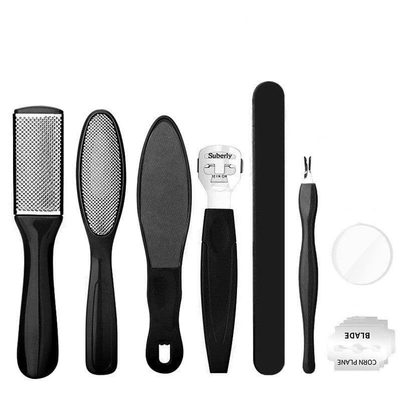 image-Pedicure Tool Set Dead Skin Grinding Foot Set Foot File Foot Rubbing Skin Foot Scraper Foot Care