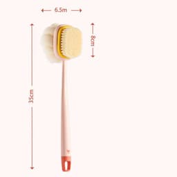 image-Bath Gadget Bath Brush Long Handle Soft Fur Bath Brush Bath Towel Loofah Strong Back Rubbing Don't Ask For Back Brush