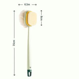 image-Bath Gadget Bath Brush Long Handle Soft Fur Bath Brush Bath Towel Loofah Strong Back Rubbing Don't Ask For Back Brush