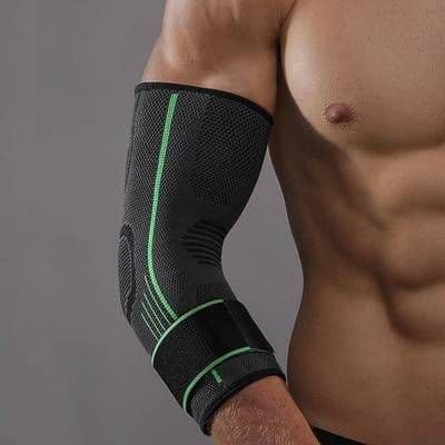 image-Elbow Pad Sports Elbow Guard Weightlifting Fitness Outdoor Cycling Basketball Badminton Protective Gear