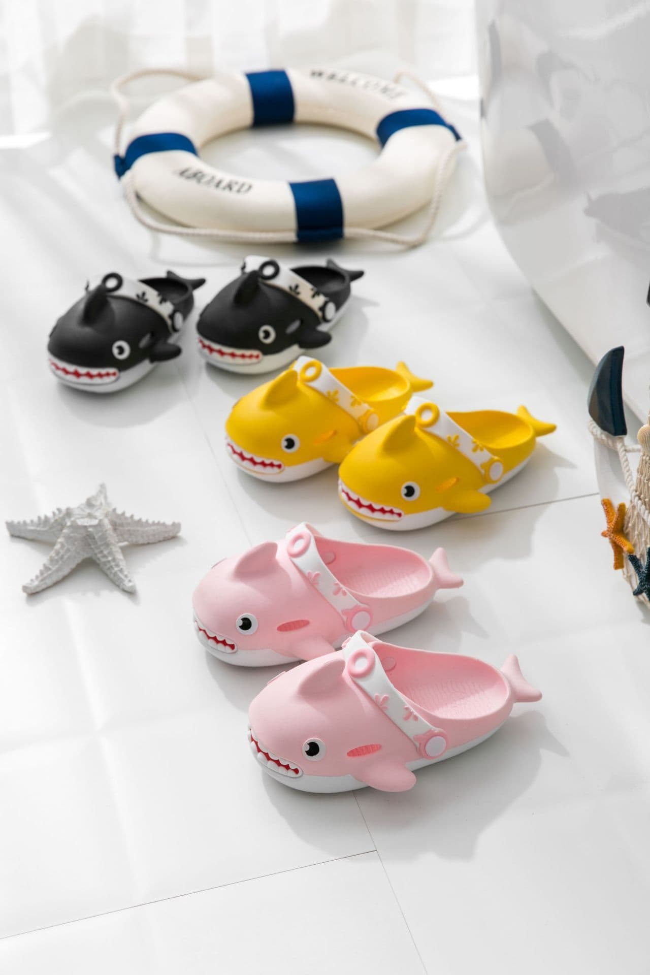 image-Available Men And Women Kids Kids Summer Heaven Pvc Bathroom Slippers