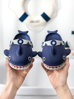 image-Available Men And Women Kids Kids Summer Heaven Pvc Bathroom Slippers
