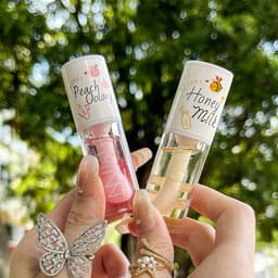 image-AOGALIANI Moisturizing Lip Oil Honey Milk & Peach Oolong Repair Moisturizing Tender Fade Lip Lines