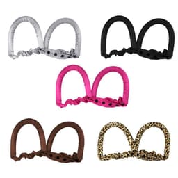 image-Lazy Sleep Hair Curler Big Wave Hair Curlers Sponge Button Type Heat-free Rubber Hair Curler