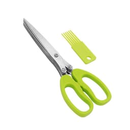 image-Kitchen Broken Chopped Green Onion Scissors Multi-purpose Stainless Steel Five-layer Scissors Shredding Scissors Five-layer Seaweed Broken Multi-layer Scissors
