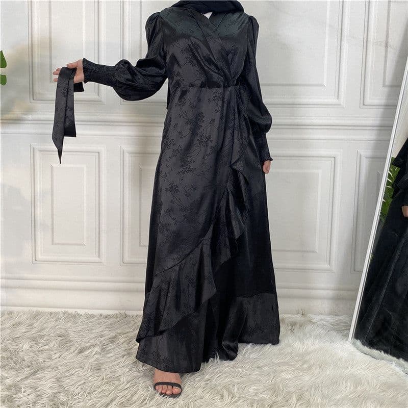 image-New Fashion Women's Clothing Patchwork Muslim Dress
