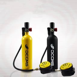 image-DCCMS Diving Oxygen Tank Oxygen Cylinder Water Portable Diving Respirator Scuba Diving Spare Life-saving Cylinder