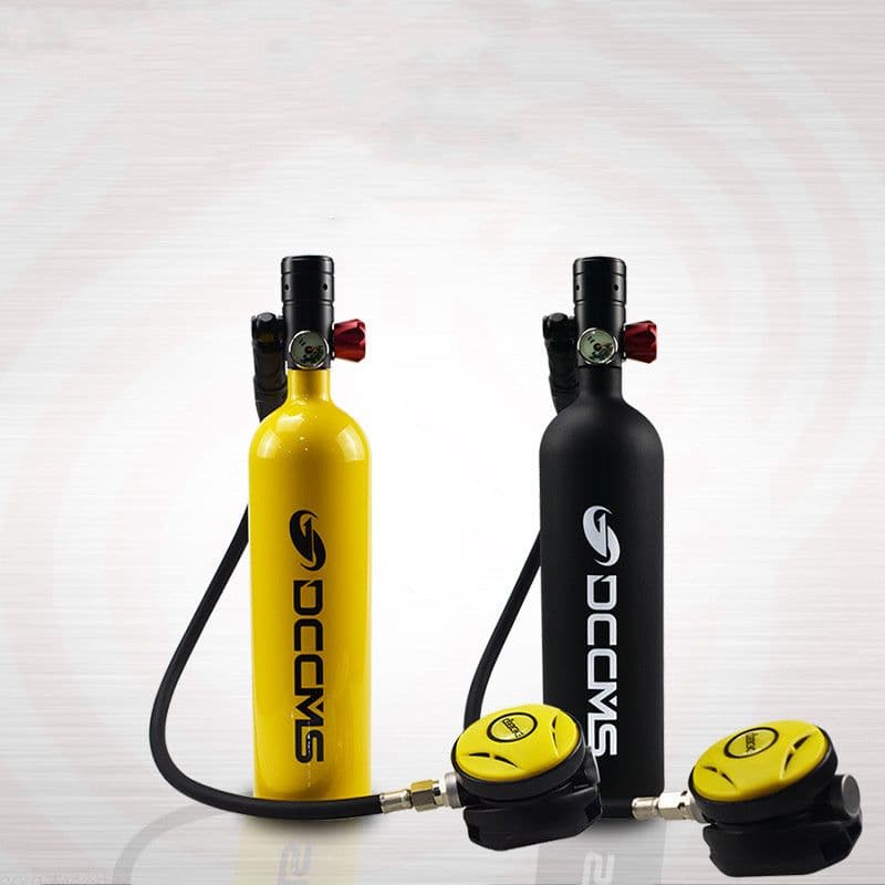 image-DCCMS Diving Oxygen Tank Oxygen Cylinder Water Portable Diving Respirator Scuba Diving Spare Life-saving Cylinder