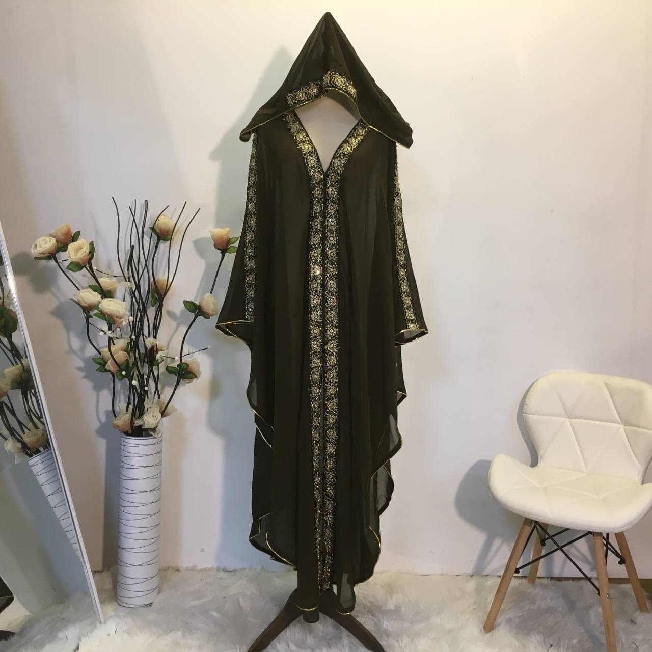 image-New Fashion Elegant Loose Muslim Robe Dress
