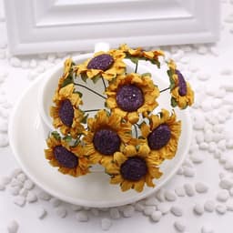 image-SUNFLOWER Diy Garland Accessories Wedding Candies Box Accessories Small Sunflower Bouquet