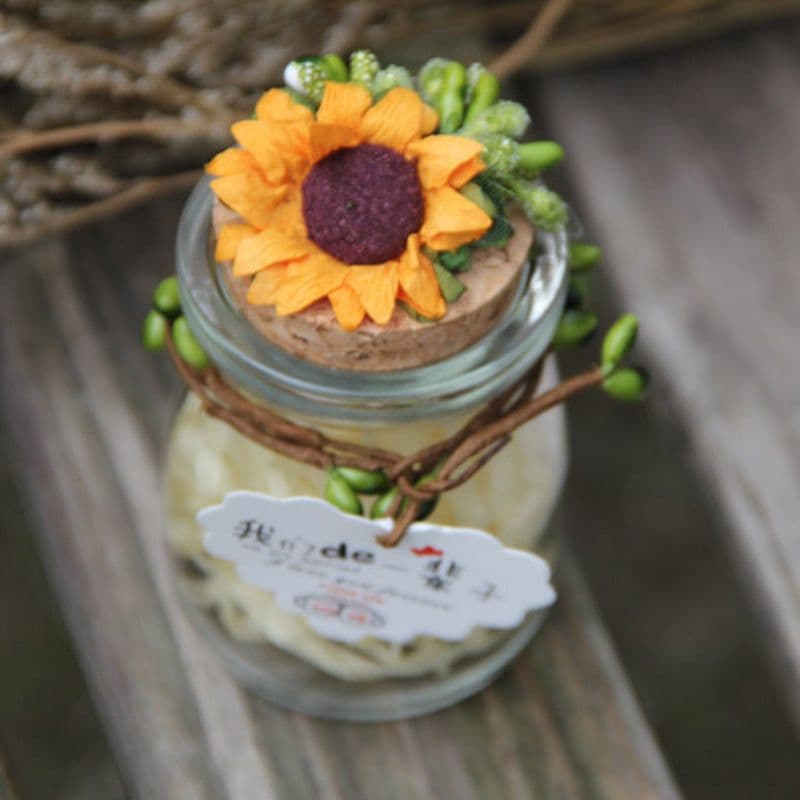 image-SUNFLOWER Diy Garland Accessories Wedding Candies Box Accessories Small Sunflower Bouquet