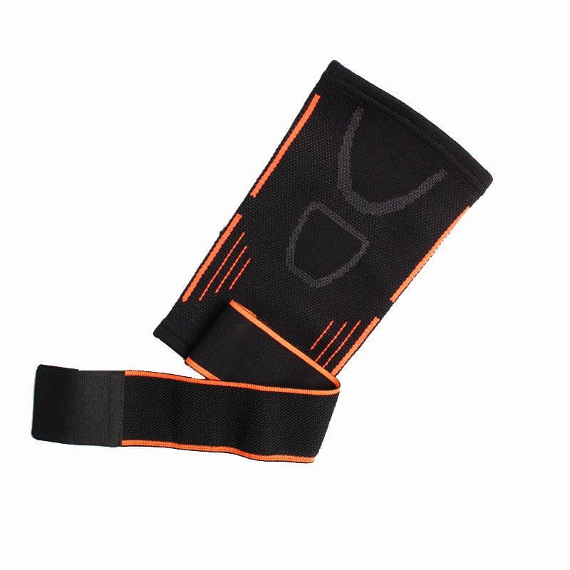 image-Sports Elbow Guard Outdoor Sports Pressure Lengthened Arm Protector Wicking Breathable Straps Knitted Elbow Pads Sets Sports Elbow Guard