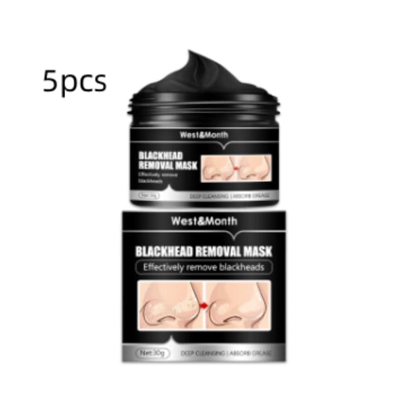 image-Bamboo Charcoal Blackhead Suction Mask Cleaning Tear And Pull Nose Mask Blackhead Suction Acne