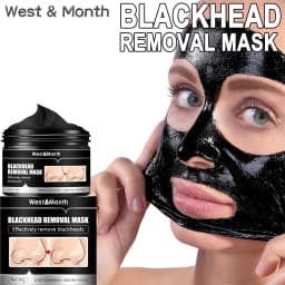 image-Bamboo Charcoal Blackhead Suction Mask Cleaning Tear And Pull Nose Mask Blackhead Suction Acne