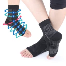 image-Compression Socks Foot Sleeve Relieve Swelling Open Toe Socks Cycling Running Basketball Sports Socks Women Men