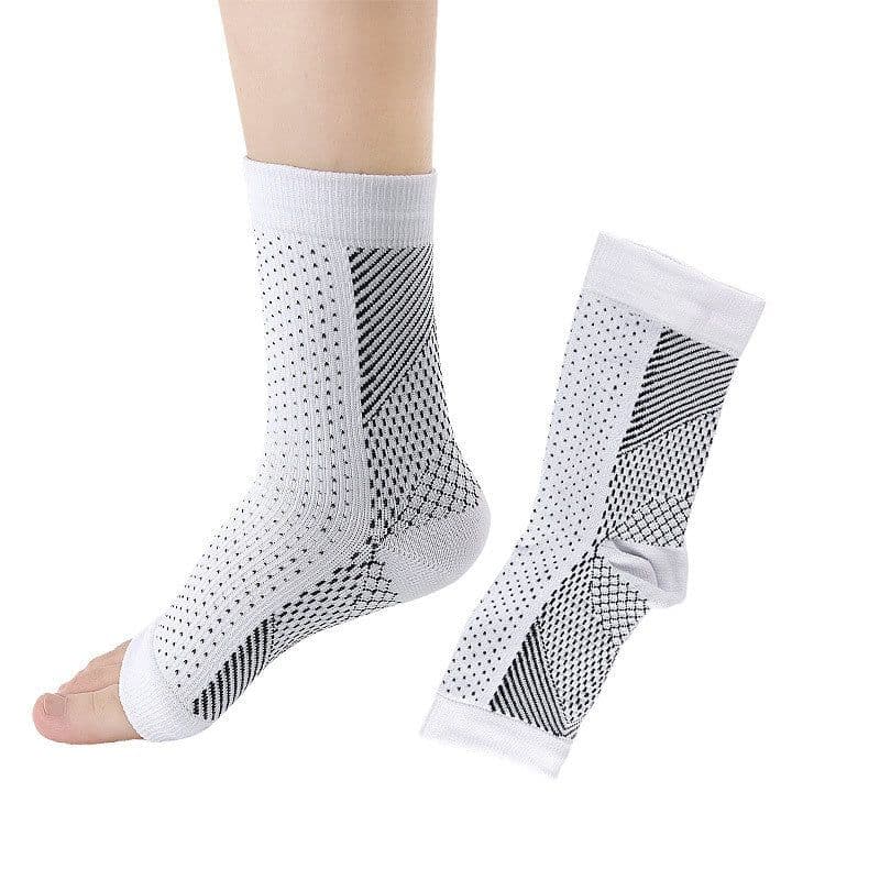 image-Compression Socks Foot Sleeve Relieve Swelling Open Toe Socks Cycling Running Basketball Sports Socks Women Men