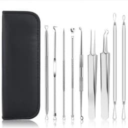 image-Blackhead Remover Blackhead Removal Suit Pimple Pin 9-piece Set
